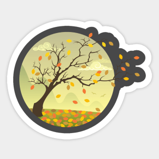 A colorful tree Sticker